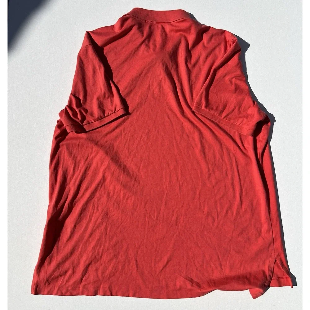 Polo Ralph By Ralph Lauren‎ Pima Interlock 100% Cotton XXL 2XL Polo Shirt Salmon
